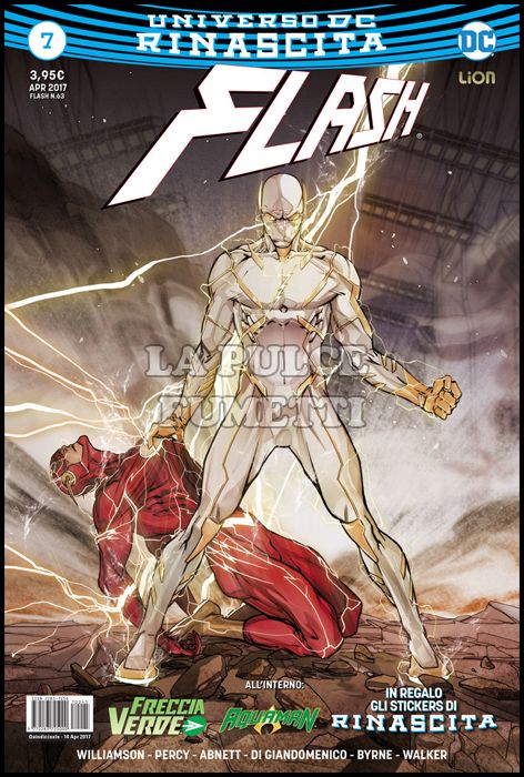 FLASH #    63 - FLASH 7 - RINASCITA + STICKERS